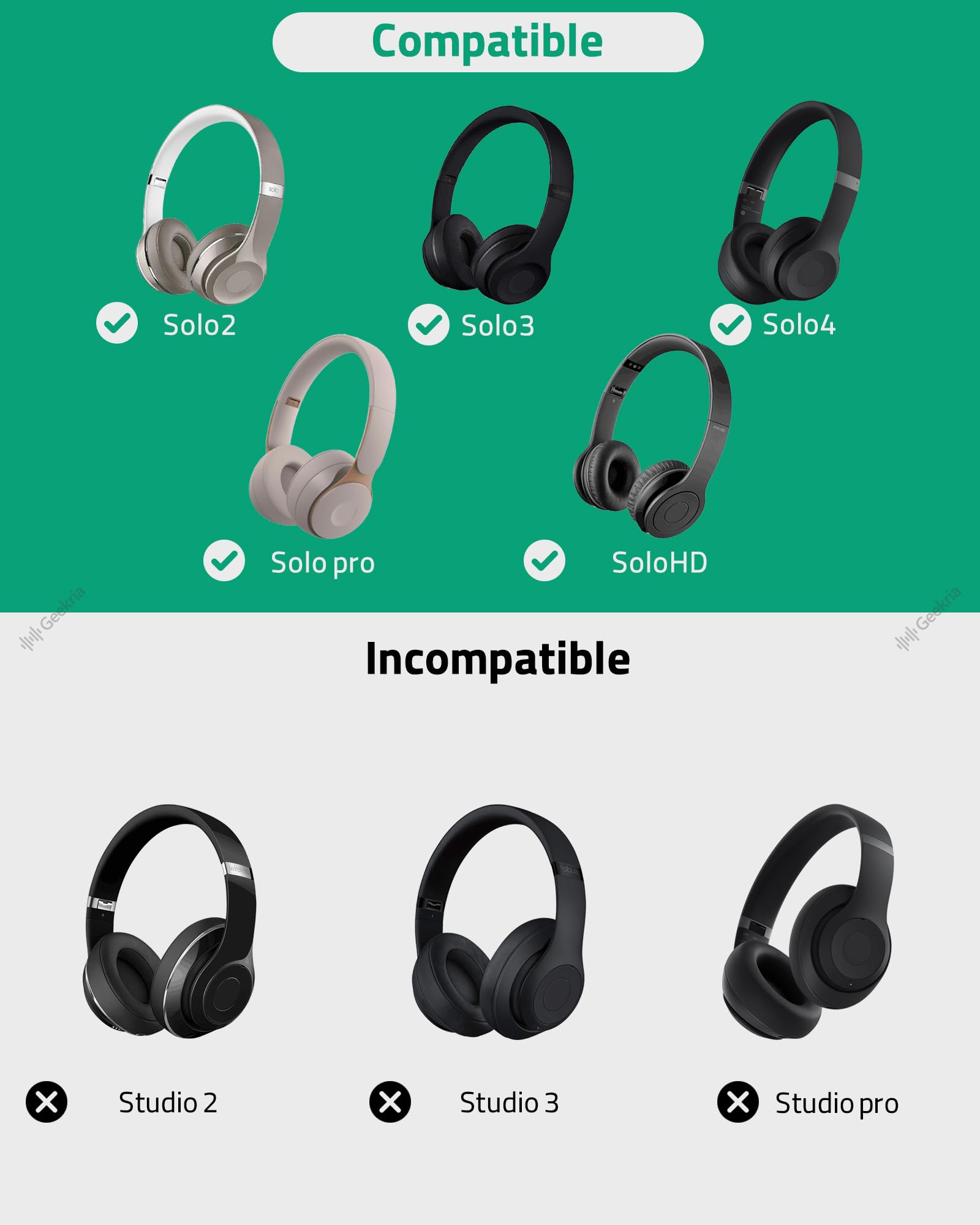 Amazon.co.jp: Beats Solo2 Solo3 ヘッドホン用ハードキャリーケース